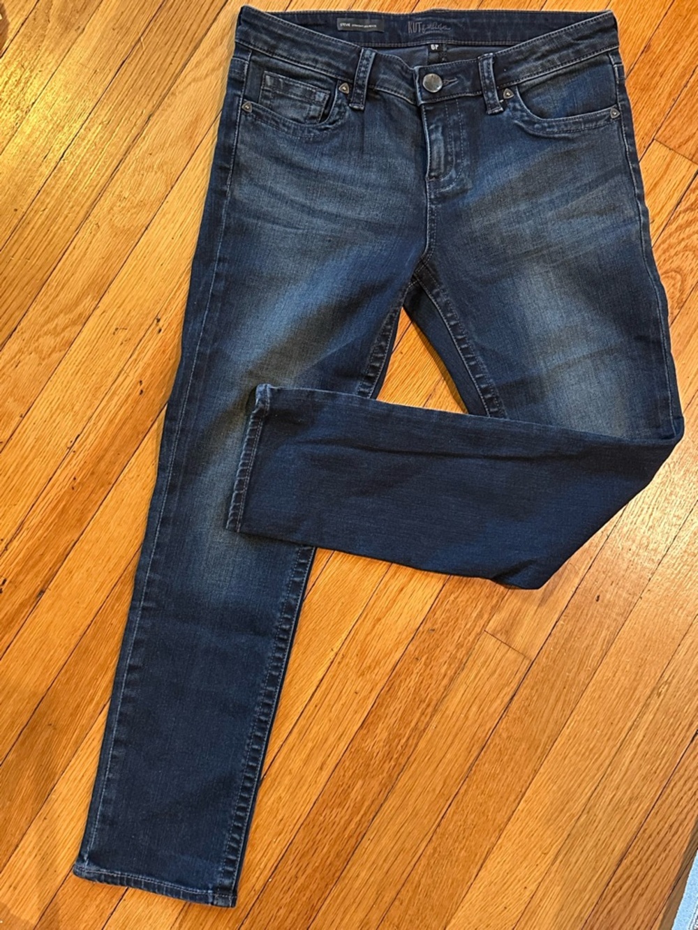 Kut from the Kloth Stevie Straight Jeans | Dark Wash | 6 Petite | NWOT